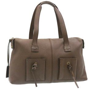 Auth Gucci Tote Bag Brown Leather #28301G18B